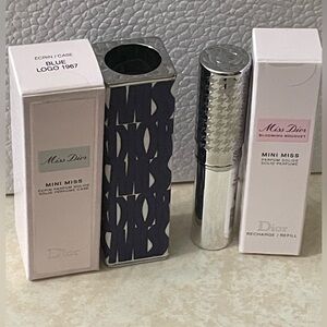 Miss Dior Mini Miss Parfum Solid Perfume Refill Stick & Limited Edition Case NEW